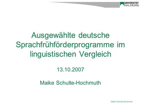 Maike Schulte-Hochmuth