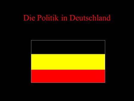 Die Politik in Deutschland