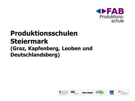 Produktionsschulen Steiermark