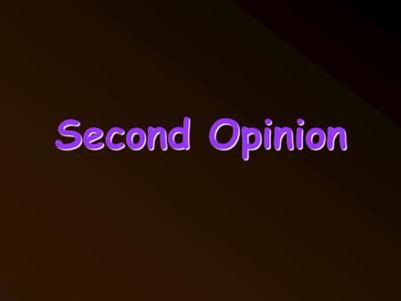 Second Opinion Ein Mann, er ist Arzt, und seine Frau hatten beim Frühstück wegen einer Belanglosigkeit einen fürchterlichen Streit.