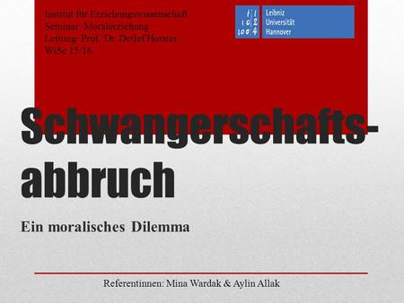 Schwangerschafts-abbruch