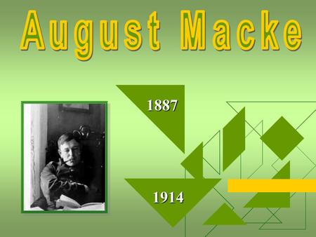 August Macke 1887 1914.
