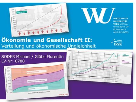 Ökonomie und Gesellschaft II: Verteilung und ökonomische Ungleichheit SODER Michael / Glötzl Florentin LV-Nr: 0788.