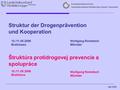 Mai 2006 Koordinationsstelle Sucht des Landschaftsverbandes Westfalen-Lippe, Münster / Deutschland Struktur der Drogenprävention und Kooperation 10./11.05.2006.