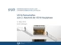VD18-Partnertreffen zum 2. Abschnitt der VD18-Hauptphase 3. März 2016 SUB Göttingen.