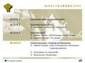 I N H A L T S Ü B E R S I C H T Allgemeines, Anatomie, Eutergesundheit Qualitätssicherung – MHVO  Melkarbeit – Melktechnik, Melkhygiene Euterkrankheiten.