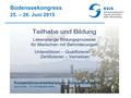 Bodenseekongress 25. – 26. Juni 2015 1 Kooperationsvereinbarungen - Kompetenzinventar Guido Kleb - KVJS Integrationsamt.