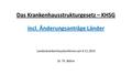 Das Krankenhausstrukturgesetz – KHSG incl. Änderungsanträge Länder