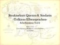 Strukturkurs Quenya & Sindarin -Tolkiens Elbensprachen- Schriftsysteme Teil 2 WiSe 15/16 Lena Schwarz u. Pia-Mareen van de Kerkhof 24.02.2016.