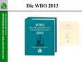 DEUTSCHE REITERLICHE VEREINIGUNG www.pferd-aktuell.de Die WBO 2013 1.