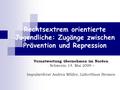 Rechtsextrem orientierte Jugendliche: Zugänge zwischen Prävention und Repression Verantwortung übernehmen im Norden - Schwerin 14. Mai 2009 – Impulsreferat.