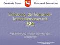 Einhebung der Gemeinde- Immobiliensteuer mit F24 Vereinbarung mit der Agentur der Einnahmen GemeindeBrixen Gemeinde Brixen Comunedi Bressanone Comune.