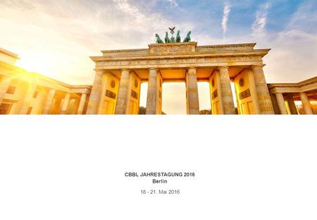 CBBL JAHRESTAGUNG 2016 Berlin 18 - 21. Mai 2016. 2 INHALTSVERZEICHNIS IOUTBOUND-SZENARIO IIRECHTLICHE UND WIRTSCHAFTLICHE BETRACHTUNG IIIDOPPELFUNKTIONEN.