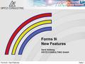Forms 9i - New FeaturesSeite 1 Forms 9i New Features Gerd Volberg OPITZ CONSULTING GmbH.