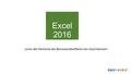 Excel 2016 Lerne die Elemente der Benutzeroberfläche von Excel kennen!