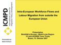 Presentation by: Martin Hofmann Intra-European Workforce Flows and Labour Migration from outside the European Union Präsentation Mobilität in Europa –