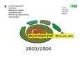 2003/2004 Landeshauptstadt München Referat für Arbeit und Wirtschaft Referat für Gesundheit und Umwelt.