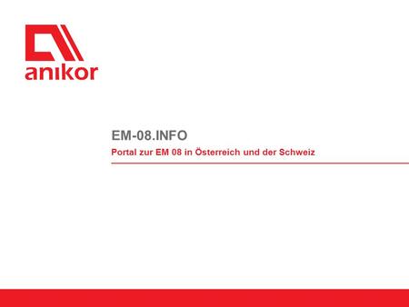 EM-08.INFO Portal zur EM 08 in Österreich und der Schweiz.