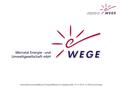 Informationsveranstaltung: Energieeffizienz im Gastgewerbe, 15.11.2012, E-Werk Eschwege.