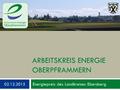 ARBEITSKREIS ENERGIE OBERPFRAMMERN 02.12.2015 Energiepreis des Landkreises Ebersberg.