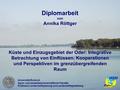 Annika Röttger, DA-Verteidigung 07.Februar 2006.ppt Küste und Einzugsgebiet der Oder: Integrative Betrachtung von Einflüssen, Kooperationen und Perspektiven.