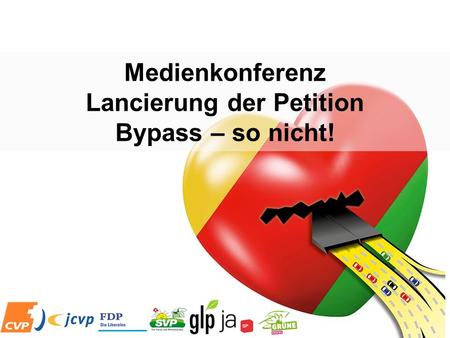 Medienkonferenz Lancierung der Petition Bypass – so nicht!