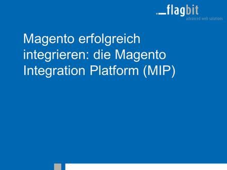 Magento erfolgreich integrieren: die Magento Integration Platform (MIP)