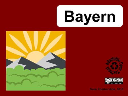 Sven Koerber-Abe, 2016 Bayern. Was ist der Unterschied zwischen Restaurant und Biergarten?