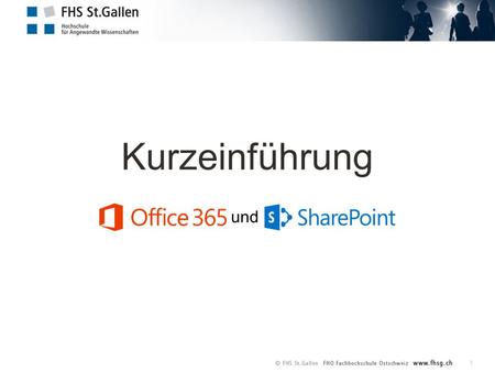 1 Kurzeinführung und. 2 Was ist Office 365? 3 OneDrive online.