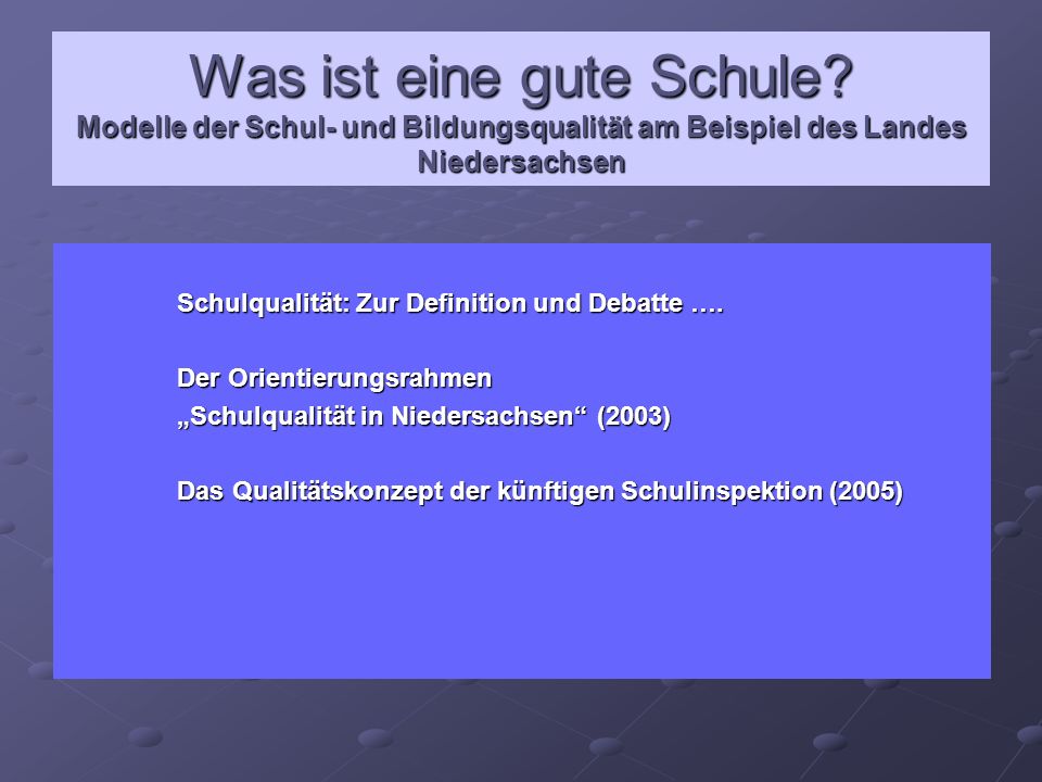 Was Ist Eine Gute Schule Ppt Herunterladen