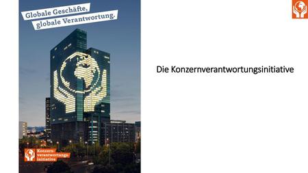 Die Konzernverantwortungsinitiative