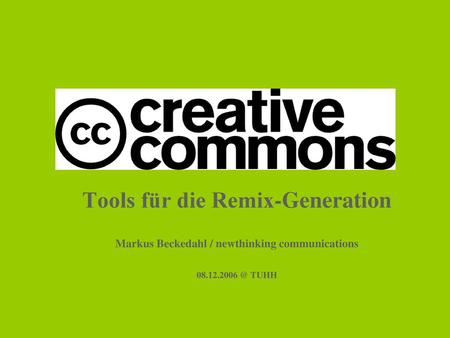 Tools für die Remix-Generation