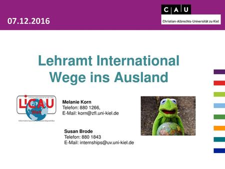 Lehramt International Wege ins Ausland