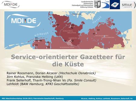 Service-orientierter Gazetteer für die Küste