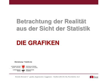 Betrachtung der Realität aus der Sicht der Statistik DIE GRAFIKEN