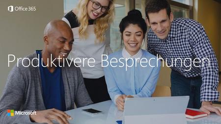 Produktivere Besprechungen