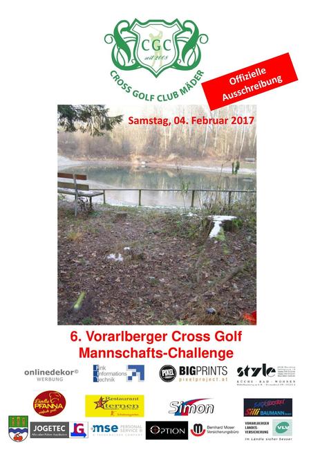 6. Vorarlberger Cross Golf Mannschafts-Challenge