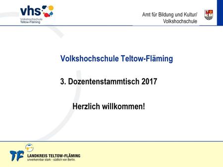 Volkshochschule Teltow-Fläming