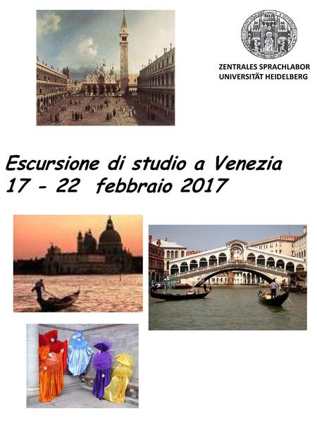 Escursione di studio a Venezia febbraio 2017