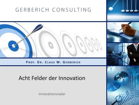 Acht Felder der Innovation