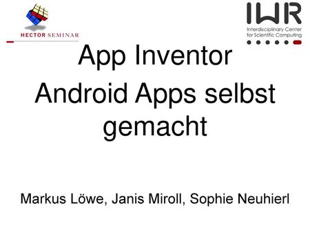 Android Apps selbst gemacht