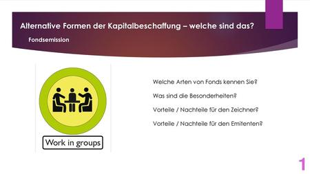 Alternative Formen der Kapitalbeschaffung – welche sind das?