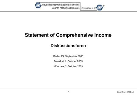 Statement of Comprehensive Income