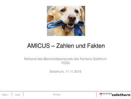 AMICUS – Zahlen und Fakten