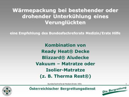 Bundesfachreferat Medizin/Erste Hilfe