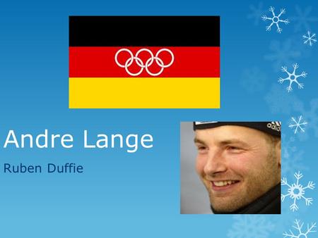 Andre Lange Ruben Duffie. Schlitten Fahren  e=related.