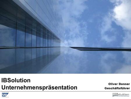 IBSolution Unternehmenspräsentation