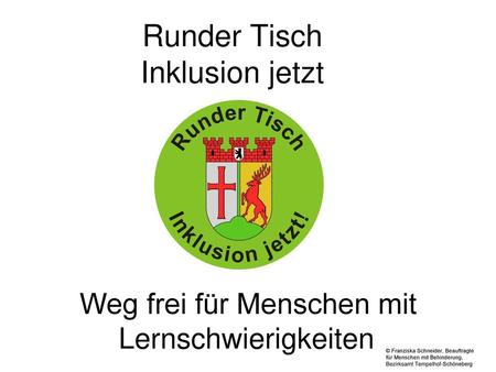 Runder Tisch Inklusion jetzt