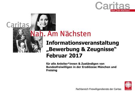Informationsveranstaltung „Bewerbung & Zeugnisse“ Februar 2017