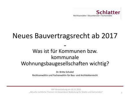 Neues Bauvertragsrecht ab